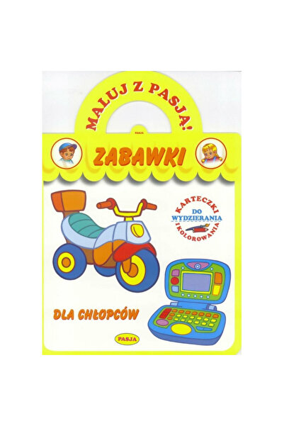 OEM Carte de colorat Pasja Maluj z pasja, teaca cu maner, pagini detasabile p...