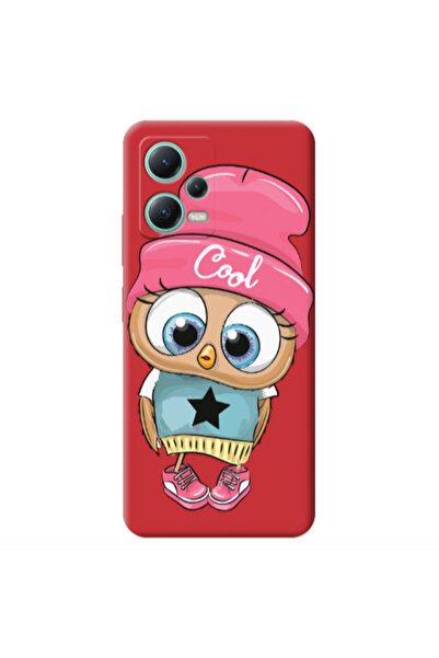 Other Xiaomi Redmi Note 12 Pro 5G Cool Star Red Colored Silicone TPU Θήκη