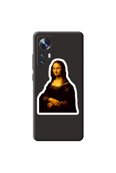 Other Xiaomi Mi 12 Davinci Black Colored Silicone TPU Θήκη