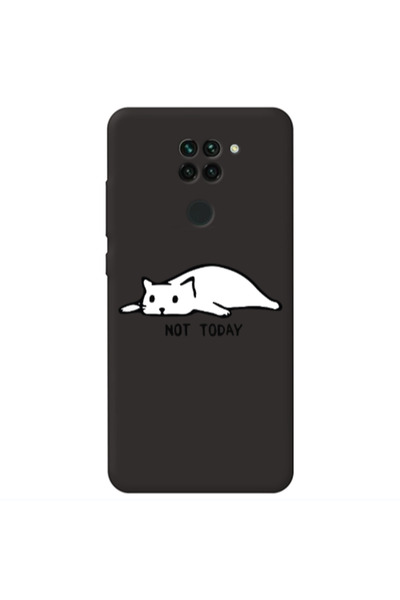 Other Xiaomi Redmi Note 9 Not Today Black Colored Silicone TPU Θήκη