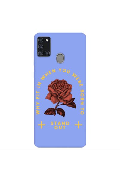 Other Samsung A21S Stand out Light Purple Colored Silicone TPU Θήκη