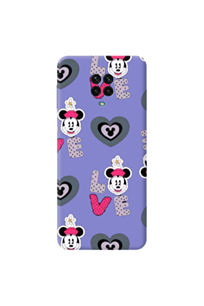 Other Xiaomi Redmi Note 9 Pro Minnie Purple Colored Silicone TPU Θήκη