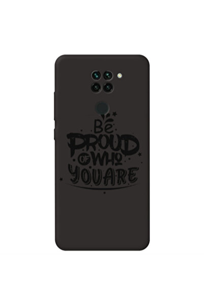 Other Xiaomi Redmi Note 9 Be proud of who you are Black Colored Silicone TPU ...