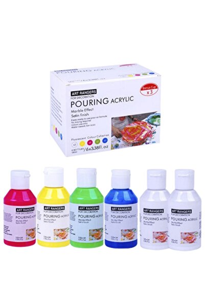 MC Micostore Magi-Wap acrylic colors, 6 colors x 100ml, PMA06100F-1