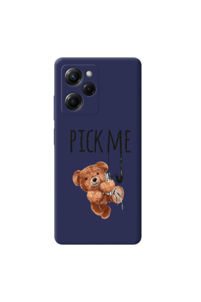 Other Xiaomi Poco X5 Pro Pick me Dark blue Colored Silicone TPU Θήκη