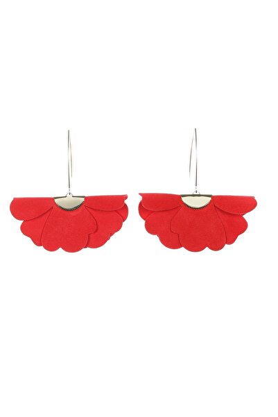 HAIArt Cercei Floare mica - Fiery Red