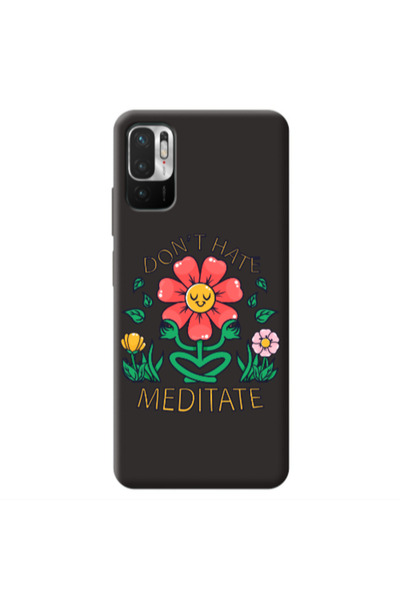 Other Xiaomi Redmi Note 10 Pro 5G Meditate Black Colored Silicone TPU Θήκη