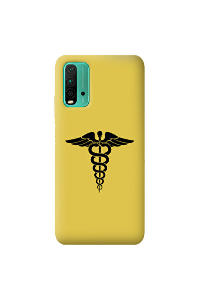 Other Xiaomi Poco M3 Medical Spa Yellow Colored Silicone TPU Θήκη