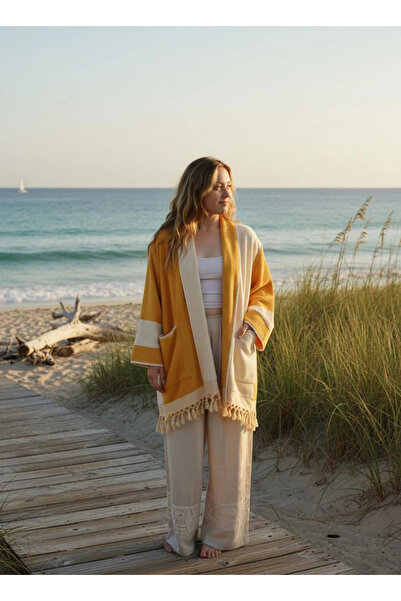 Su Koleksiyon Sun Havlu Beach Blazer Jacket