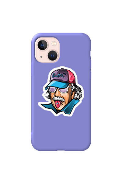 Other Apple iPhone 13 Einstein Purple Colored Silicone TPU Θήκη