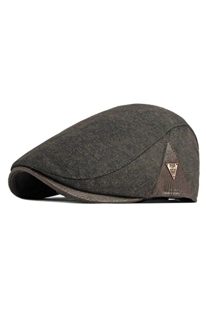 valkyrie Italian Style Retro Flat Winter Men's Cap Hat with Buckle Adjustable...