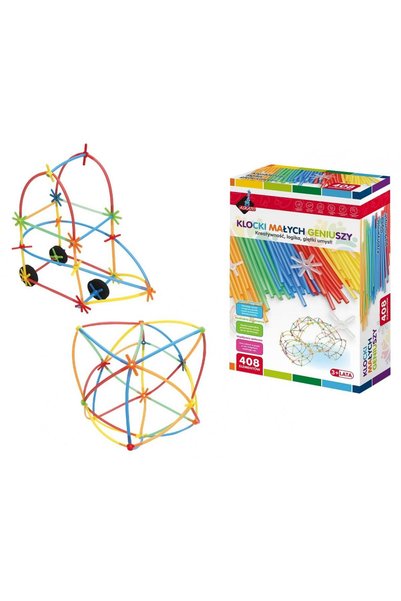 Askato Set de constructie, Askato, 408 Piese, +3ani, Multicolor