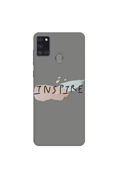 Other Samsung A21S Inspire Grey Colored Silicone TPU Θήκη