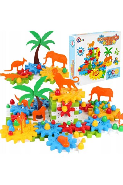 Technok Figurine set educational animale multicolor 118 piese