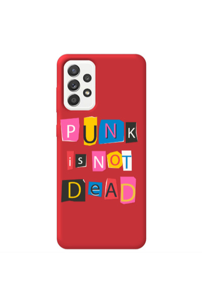 Other Samsung A52 Punk is not Dead Red Colored Silicone TPU Θήκη