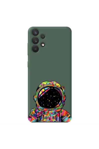 Other Samsung A32 4G Astronaut 209 Dark Green Colored Silicone TPU Θήκη