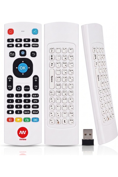 Otheos Mview Air Mouse Remote Control Wireless Arabic English Keyboard 2.4Ghz...