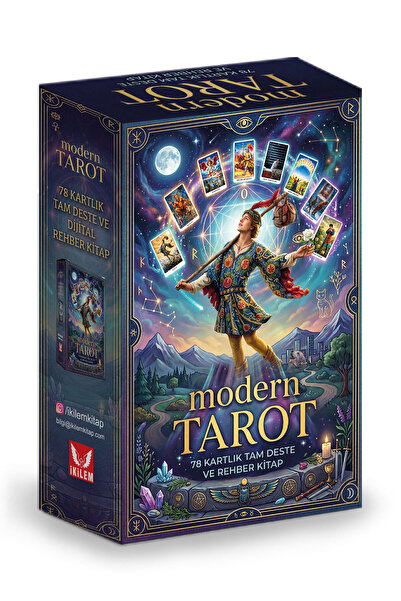 İkilem Yayınevi Modern Tarot / 78 Kartlık Tam Deste ve Dijital Rehber Kitap