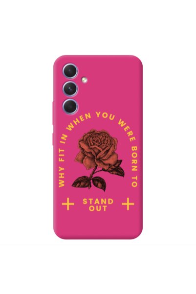 Other Samsung A54 Stand out Fuchsia Colored Silicone TPU Θήκη