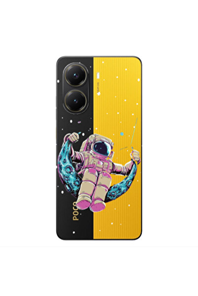 Other Xiaomi Poco X7 Pro Astronaut swinging on the moon Transparent Silicone ...