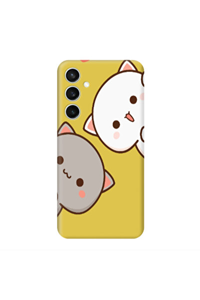 Other Samsung S24 Plus We are here Yellow Colored Silicone TPU Θήκη