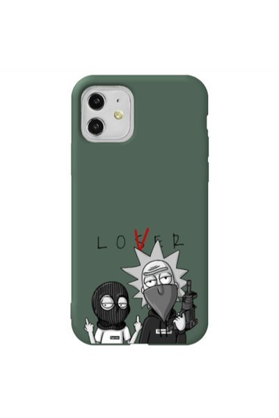 Other Apple iPhone 11 Rick Loser Dark Green Colored Silicone TPU Θήκη