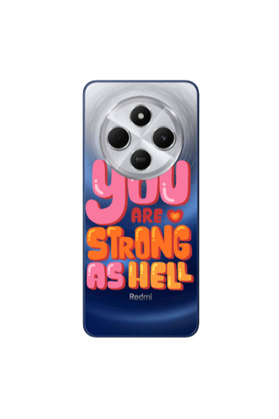 Other Xiaomi Redmi 14c You are Love Strong Transparent Silicone TPU Θήκη
