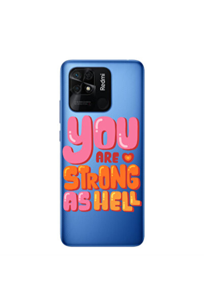 Other Xiaomi Redmi 10C You are Love Strong Transparent Silicone TPU Θήκη