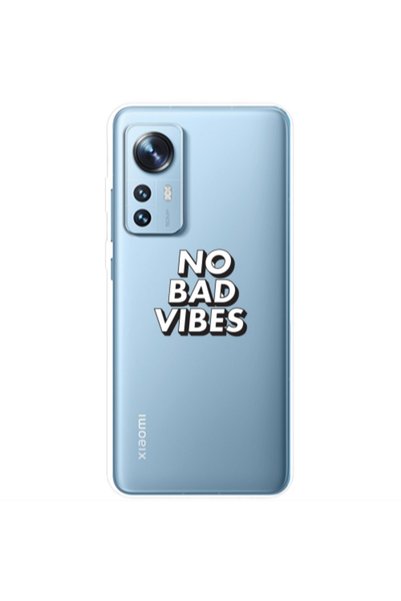 Other Xiaomi Mi 12 Pro No bad vibes Transparent Silicone TPU Θήκη