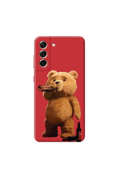 Other Samsung S22 Beer Time Red Colored Silicone TPU Θήκη