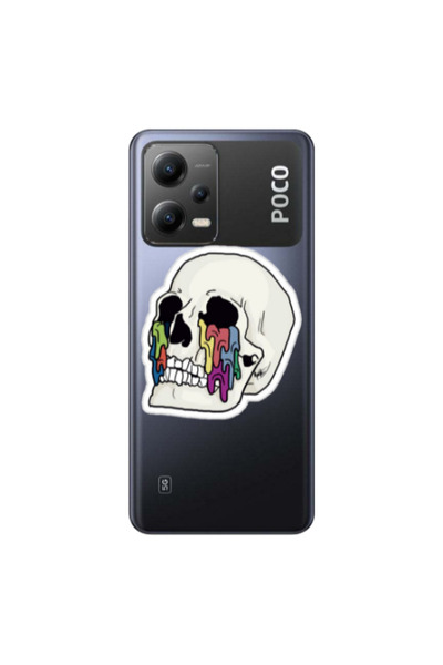 Other Xiaomi Poco X5 Skull Transparent Silicone TPU Θήκη