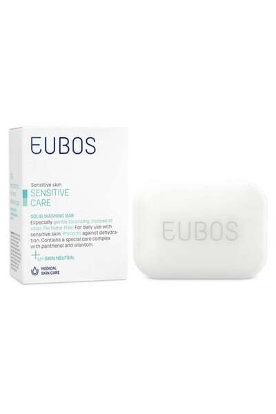 EUBOS |   Στερεό Σαπούνι Πλυσίματος για Ευαίσθητες Επιδερμίδες |   125γρ.