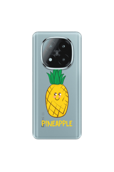Other Xiaomi Redmi Note 14 Pro + 5g Pineapple Transparent Silicone TPU Θήκη