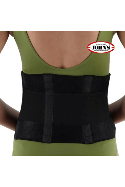 John's | Back Support Wrap Around Lumbo 120211| Ζώνη Οσφύος Μαύρη | 1τμχ