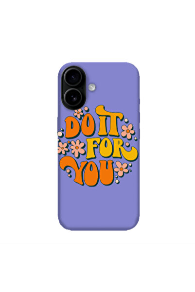 Other Apple Iphone 16 plus Do it For You Purple Colored Silicone TPU Θήκη