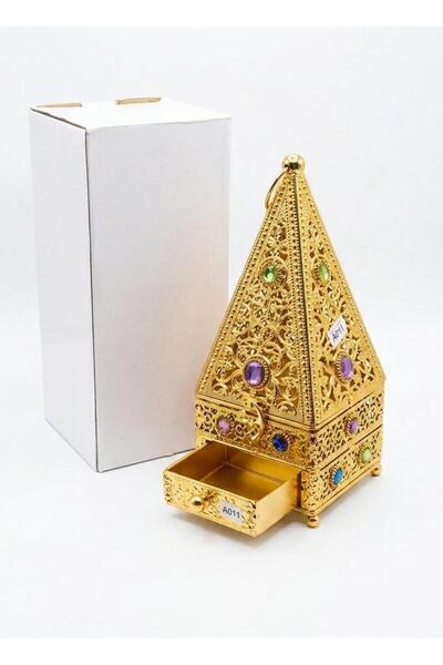 SOUKFY BUKHOOR BURNER STAND GOLDEN