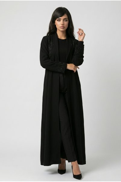 DAR ALSALAAM Abaya Pleated Trend Thread Wrapped Thread Suitable for All Seasons