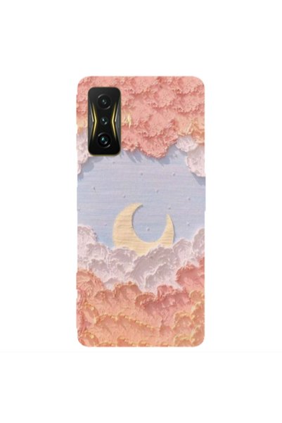 Other Xiaomi Poco F4 Gt Moon Clouds Transparent Silicone TPU Θήκη