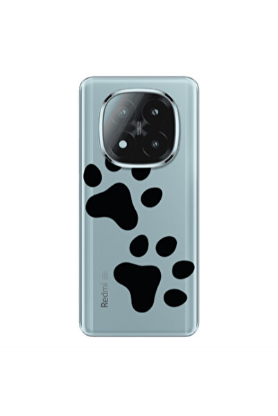 Other Xiaomi Redmi Note 14 Pro + 5g Paws Transparent Silicone TPU Θήκη