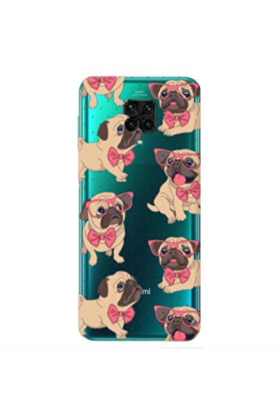 Other Xiaomi Redmi Note 9S Dog Spectacled Transparent Silicone TPU Θήκη