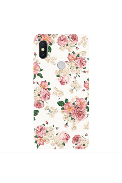 Other Xiaomi Redmi S2 Pink Flowers 2 Transparent Silicone TPU Θήκη