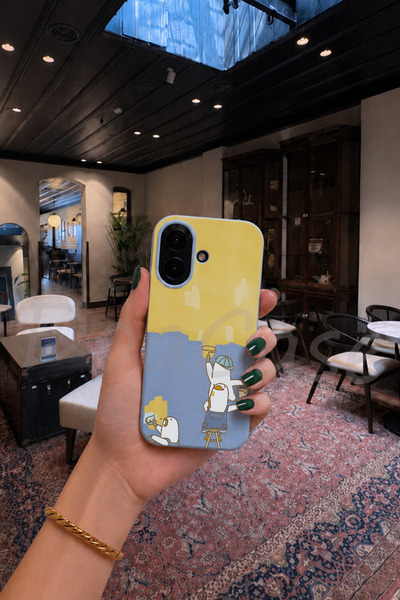 DoaCase iPhone 17 Uyumlu Bebek Mavisi Renkli Lansman Telefon Kılıfı