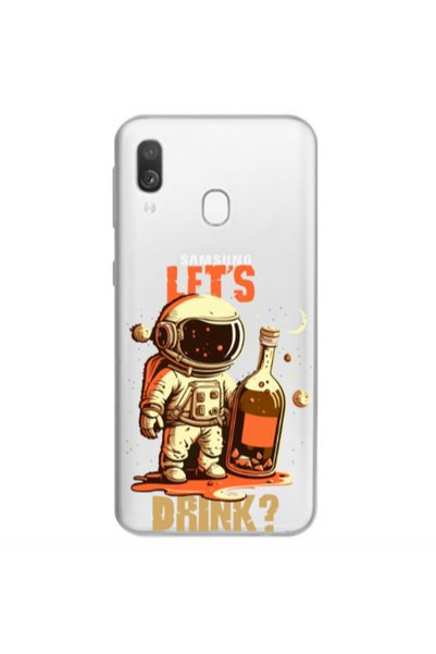 Other Samsung A40 Lets drink Transparent Silicone TPU Θήκη