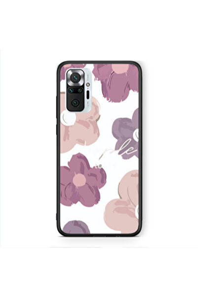 Other Xiaomi Redmi Note 10 Pro 4G Flowers 2 Black Glossy Θήκη
