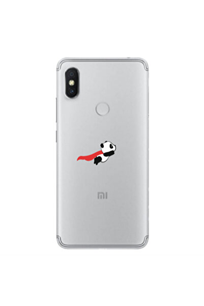 Other Xiaomi Redmi S2 kite flying panda Transparent Silicone TPU Θήκη