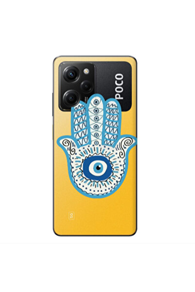 Other Xiaomi Poco X5 Pro Evil eye bead in hand Transparent Silicone TPU Θήκη