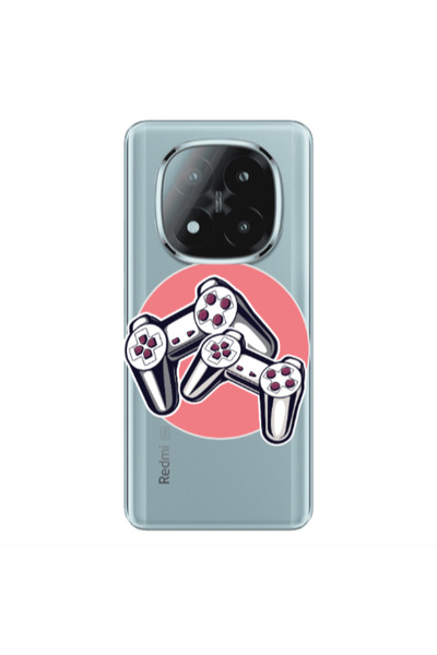 Other Xiaomi Redmi Note 14 Pro + 5g Retro Joysticks Transparent Silicone TPU ...