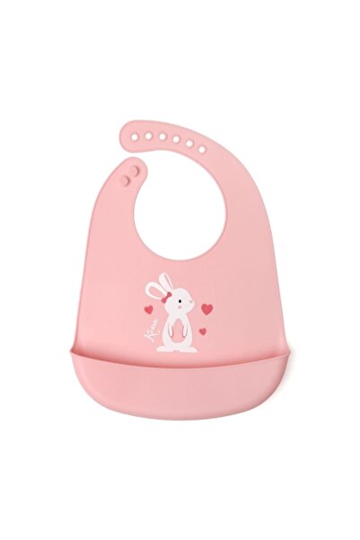 Kiokids Σαλιάρα σιλικόνης Χαριτωμένο Κουνελάκι