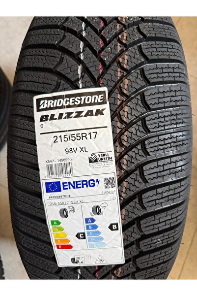 Bridgestone / 215/55R17 (BLIZZAK 6) 2026 KIŞ LASTİĞİ (1 ADET FİYATIDIR. EN AZ...