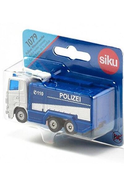 Siku Masinuta, Siku, Model Tun de apa al politiei, Metal, +3ani, Albastru/Alb